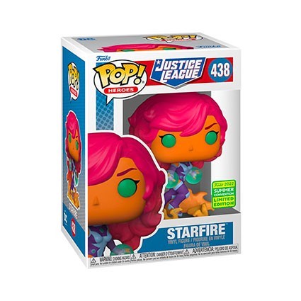 Figurine Funko Pop SDCC 2022 Justice League Starfire Edition Limitée Boutique Geneve Suisse