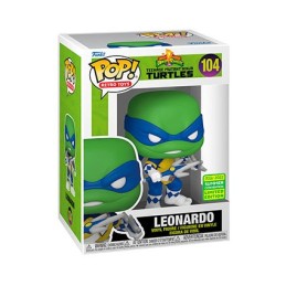 Figur Funko Pop SDCC 2022 Power Rangers x Teenage Mutant Ninja Turtles Leonardo as Blue Ranger Geneva Store Switzerland