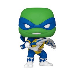 Figurine Funko Pop SDCC 2022 Power Rangers x Tortues Ninja Leonardo en Blue Rangers Boutique Geneve Suisse