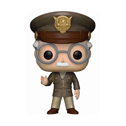 Figuren Funko Pop Marvel Stan Lee Cameo Army General (Selten) Genf Shop Schweiz