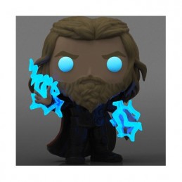 Figurine Funko BOITE ENDOMMAGÉE Pop Phosphorescent Avengers 4 Endgame Thor with Thunder Edition Limitée Boutique Geneve Suisse