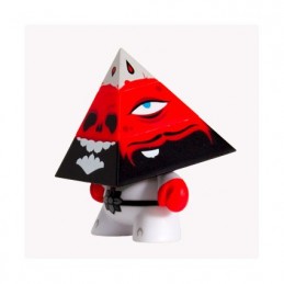 Figurine Kidrobot Dunny Pyramidun Rouge par Andrew Bell Boutique Geneve Suisse