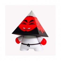 Figur Kidrobot Pyramidun Dunny Red by Andrew Bell Geneva Store Switzerland