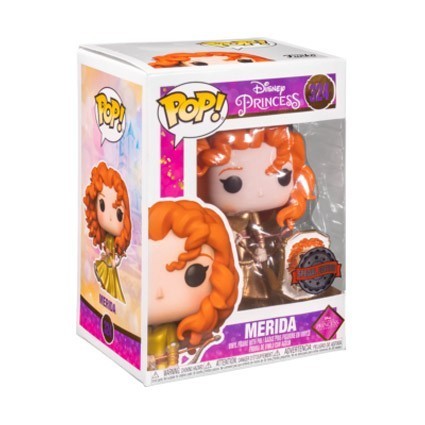 Figur Funko Pop Disney Ultimate Princess Brave Merida Gold with Pin Limited Edition Geneva Store Switzerland