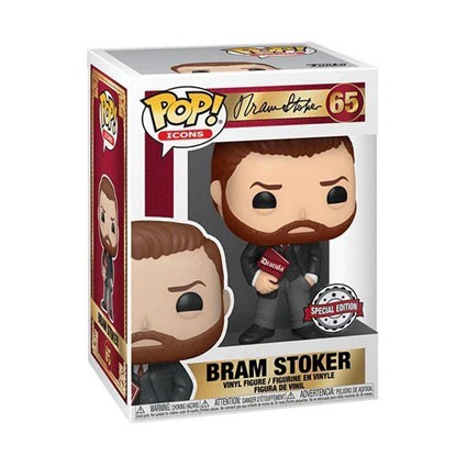 Figurine Funko Pop Icons Bram Stoker Edition Limitée Boutique Geneve Suisse