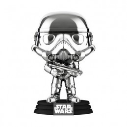 Figur Funko Pop Chrome and T-shirt Star Wars Stormtrooper Limited Edition Geneva Store Switzerland