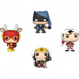 Figuren Funko Pop Pocket DC Comics Holiday 2022 Weihnachtsbaum Box 4-Pack Genf Shop Schweiz