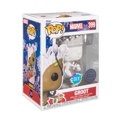 Figurine Funko Pop Les Gardiens de la Galaxie Groot Holiday DIY Edition Limitée Boutique Geneve Suisse