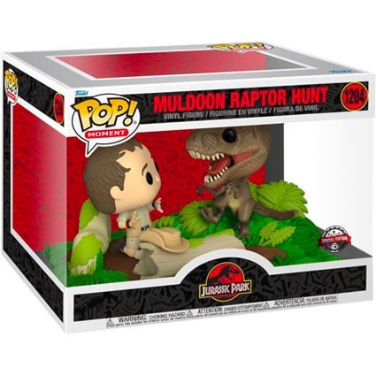 Figur Funko Pop Movie Moments Jurassic Park Muldoon Raptor Hunt Limited Edition Geneva Store Switzerland