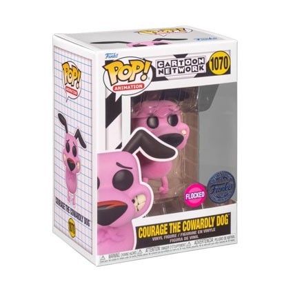 Figuren Funko Pop Beflockt Courage der Feige Hund Courage Limitierte Auflage Genf Shop Schweiz