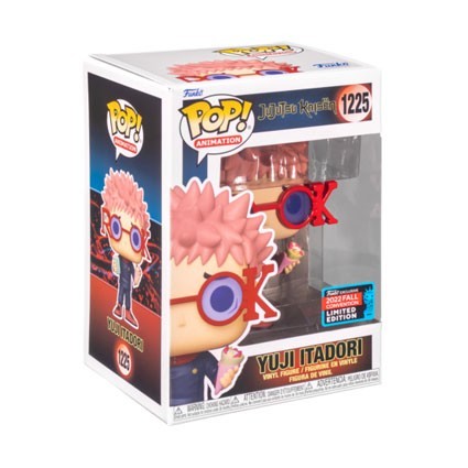 Figur Funko Pop Fall Convention 2022 Jujutsu Kaisen Itadori with Glasses Limited Edition Geneva Store Switzerland