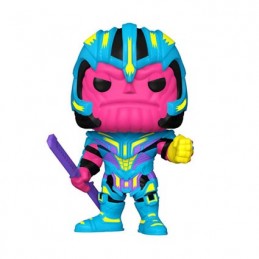 Figurine Funko Pop BlackLight et T-Shirt Marvel Thanos Edition Limitée Boutique Geneve Suisse