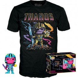 Figurine Funko Pop BlackLight et T-Shirt Marvel Thanos Edition Limitée Boutique Geneve Suisse