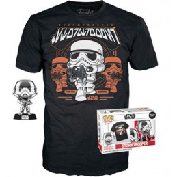 Figur Funko Pop Chrome and T-shirt Star Wars Stormtrooper Limited Edition Geneva Store Switzerland