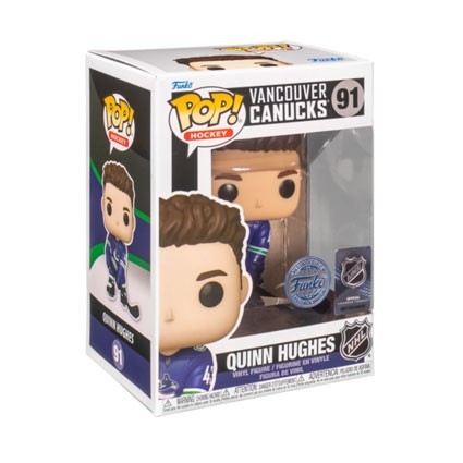 Figur Funko Pop Sports Hockey NHL Vancouver Canucks Quinn Hughes Limited Edition Geneva Store Switzerland