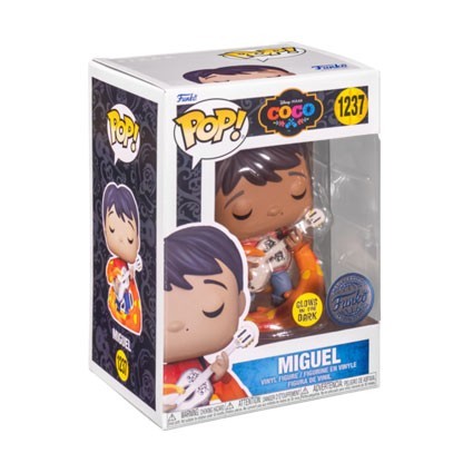 Figur Funko Pop Glow in the Dark Coco Miguel with Guitar Limited Edition Geneva Store Switzerland