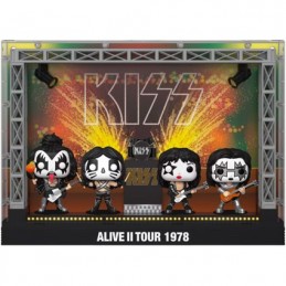 Figur Funko Pop Concert Kiss Alive II 1978 Tour with Hard Acrylic Protector Limited Geneva Store Switzerland