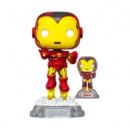 Figuren Funko Pop Avengers Beyond Earth’s Mightiest Iron Man 60. Geburtstag mit Pin Limitierte Auflage Genf Shop Schweiz