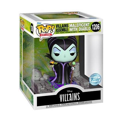 Figur Funko Pop Disney Deluxe Villains Assemble Maleficent with Diablo Limited Edition Geneva Store Switzerland