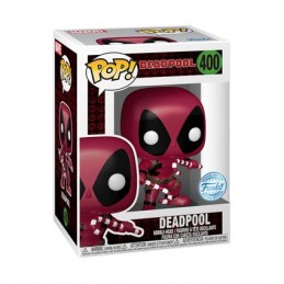 Figuren Funko Pop Metallish und T-shirt Deadpool Holiday Limitierte Auflage Genf Shop Schweiz