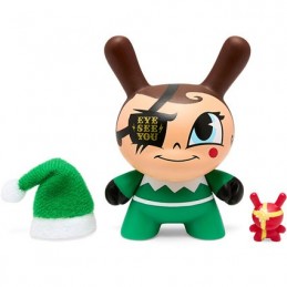 Figurine Kidrobot Dunny 7 cm Holiday 2023 Go Elf Yourself Nice Edition Boutique Geneve Suisse