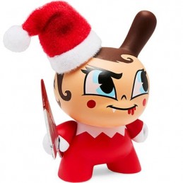 Figurine Kidrobot Dunny 7 cm Holiday 2023 Go Elf Yourself Evil Edition Boutique Geneve Suisse