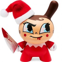 Figurine Kidrobot Dunny 7 cm Holiday 2023 Go Elf Yourself Evil Edition Boutique Geneve Suisse