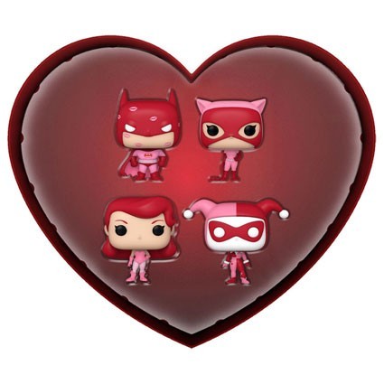 Figurine Funko Pop Pocket DC Comics Valentines 4-Pack Boutique Geneve Suisse