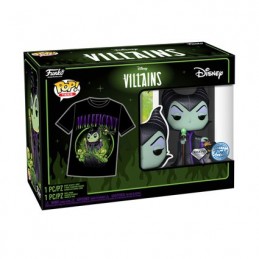 Figurine Funko Pop Diamond et T-shirt Disney Villains Maleficent Edition Limitée Boutique Geneve Suisse