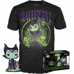 Figurine Funko Pop Diamond et T-shirt Disney Villains Maleficent Edition Limitée Boutique Geneve Suisse