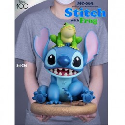 Figuren Beast Kingdom Lilo et Stitch Disney 100. Statuette Master Craft Stitch mit Frosch 34 cm Genf Shop Schweiz