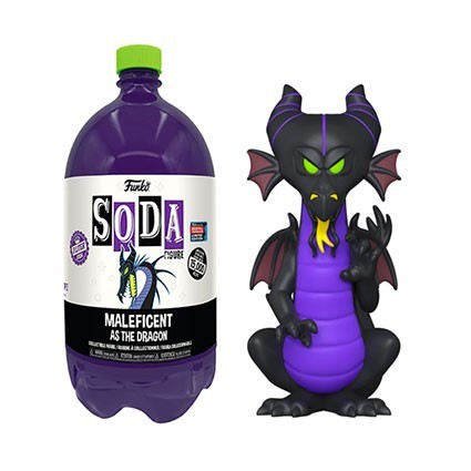 Figur Funko Funko Vinyl Soda 20 cm - 3L NYCC 2022 Disney Maleficent as Dragon Limited Edition Geneva Store Switzerland