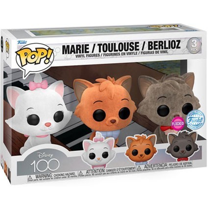 Figur Funko Pop Flocked Disney's 100th Anniversary Aristocats 3-Pack Limited Edition Geneva Store Switzerland