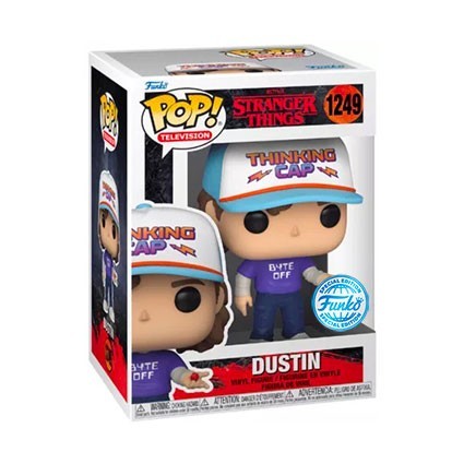 Figurine Funko Pop Stranger Things Dustin avec Dé Edition Limitée Boutique Geneve Suisse