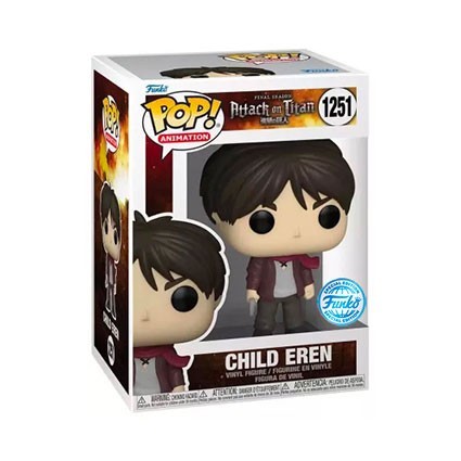 Figur Funko Pop Attack on Titan Child Eren Limited Edition Geneva Store Switzerland