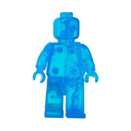 Figur Mighty Jaxx Lego Rainbow Micro Anatomic Blue by Jason Freeny (No box) Geneva Store Switzerland