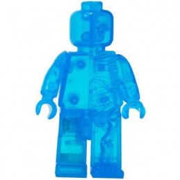 Figurine Mighty Jaxx Lego Rainbow Micro Anatomic Bleu par Jason Freeny (Sans boite) Boutique Geneve Suisse