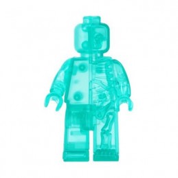 Figur Mighty Jaxx Lego Rainbow Micro Anatomic Turquoise by Jason Freeny (No box) Geneva Store Switzerland