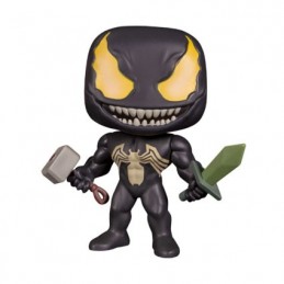 Figurine Funko Pop Phosphorescent Venom avec Mjolnir et Epée Edition Limitée Boutique Geneve Suisse