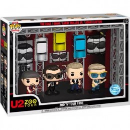 Figuren Funko Pop Concert U2 Zoo TV 1993 Tour mit Acryl Schutzhülle Limitierte Genf Shop Schweiz