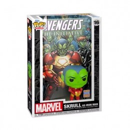 Figur Funko Pop WC 2023 Marvel The Initiative Skrull as Iron Man with Hard Acrylic Protector Geneva Store Switzerland