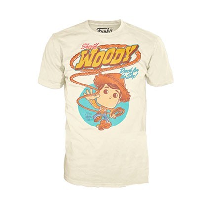 Figur Funko T-shirt Toy Story 4 Sheriff Woody Limited Edition Geneva Store Switzerland