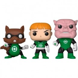 Figur Funko DAMAGED BOX Pop Green Lantern Ch'p, Guy Gardner and Kilowog Limited Edition Geneva Store Switzerland