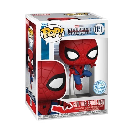 Figurine Funko Pop Captain America Civil War Spider-Man Edition Limitée Boutique Geneve Suisse