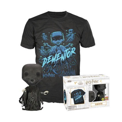 Figurine Funko Pop et T-shirt Phosphorescent Harry Potter Dementor Edition Limitée Boutique Geneve Suisse