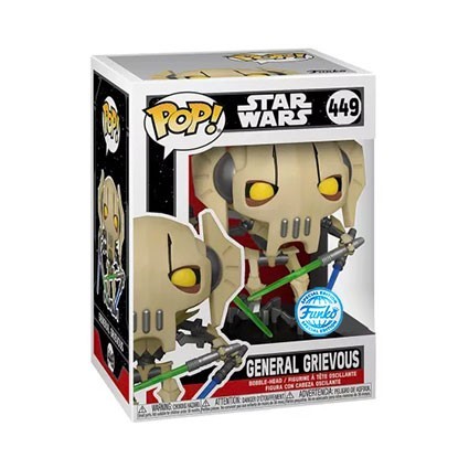 Figur Funko Pop Metallic Star Wars General Grievous Limited Edition Geneva Store Switzerland