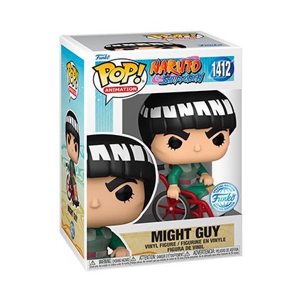 Figurine Funko Pop Naruto Might Guy en Chaise Roulante Edition Limitée Boutique Geneve Suisse