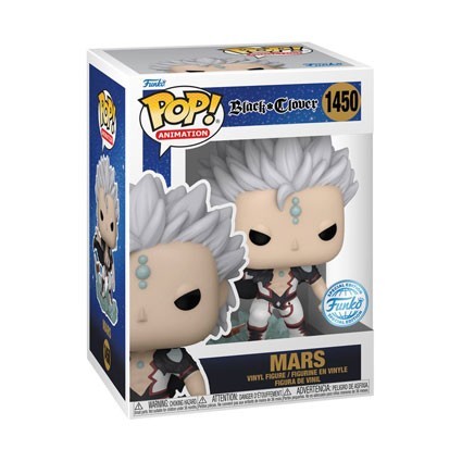 Figur Funko Pop Black Clover Mars with Book Limited Edition Geneva Store Switzerland