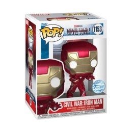 Figur Funko Pop Captain America 3 Civil War Iron Man Limited Edition Geneva Store Switzerland