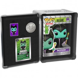 Figurine Funko Pop Maleficent avec Pin et Pièce Boîte Alluminium Funko 25ème Anniversaire Edition Limitée Boutique Geneve Suisse